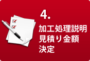 4.加工処理説明　見積り金額決定